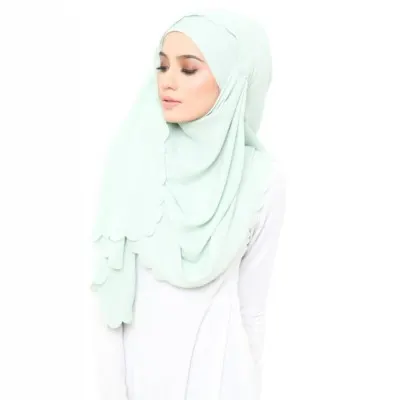 LUXE BLOOM SHAWL - MINT (5)